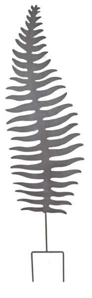 Prächtiger Gartenstecker / Rankhilfe Farn ca. 100 cm - Gartendekoration